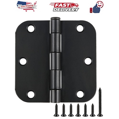 Rounded door hinges matte - rounded,