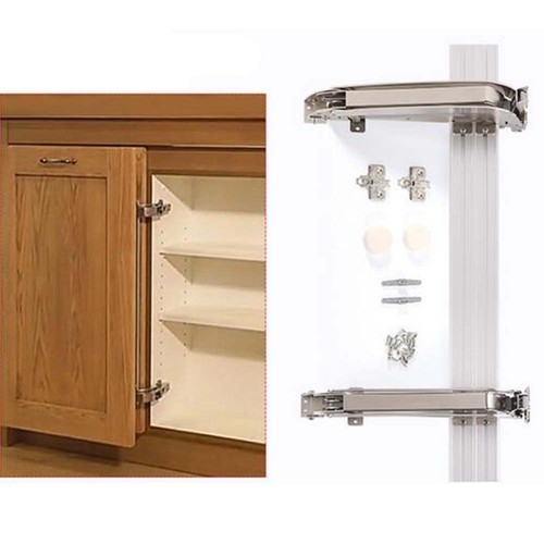 Lateral opening door hinge - opening,