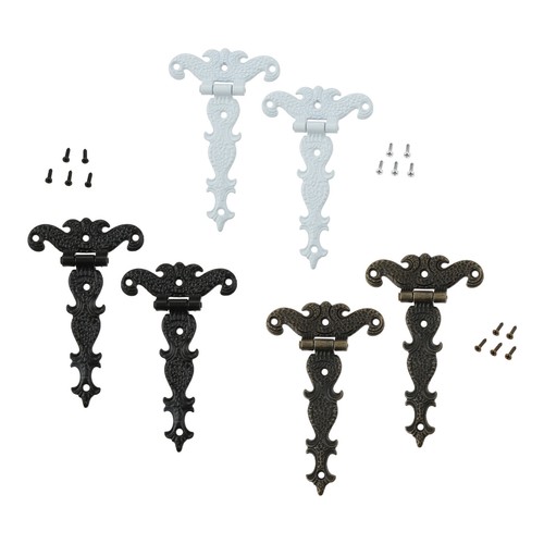2pcs classic strap hinges - t,